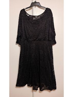 Women’s Black Lace Dress Size 6XL plus size